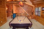 Pool table in the Game Room